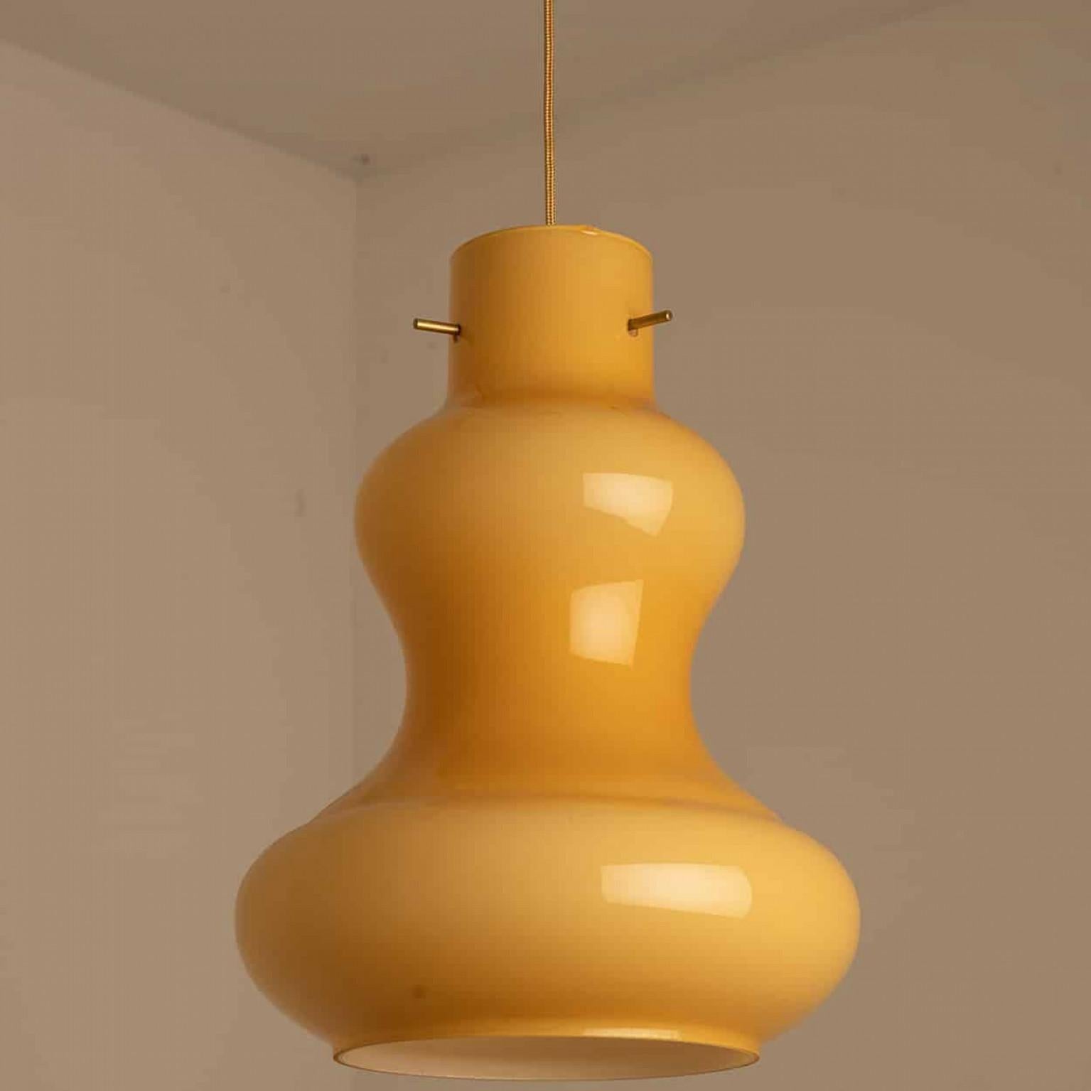 1 de las 7 Lámparas colgantes de cristal de Murano de Massimo Vignelli para Venini, 1960 en venta 8