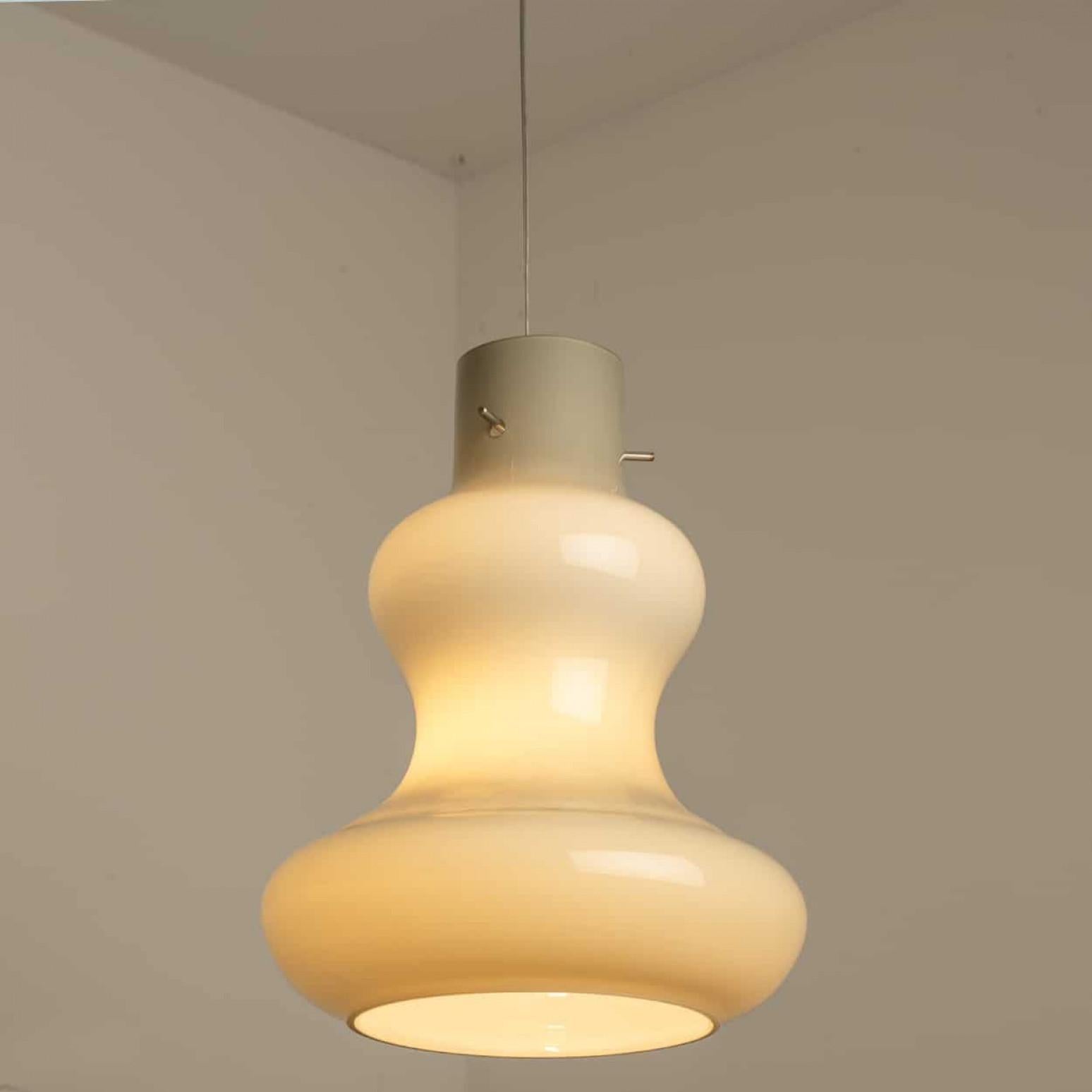 1 de las 7 Lámparas colgantes de cristal de Murano de Massimo Vignelli para Venini, 1960 en venta 5
