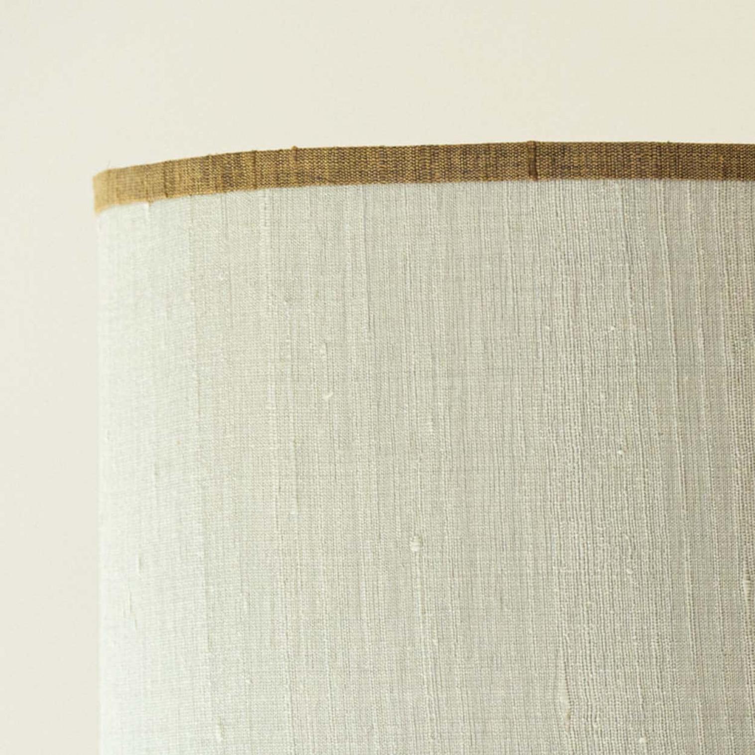Large Ceramic Table Lamp by B. Rooke, New Lampshade by R. Houben, 1970 For Sale 1
