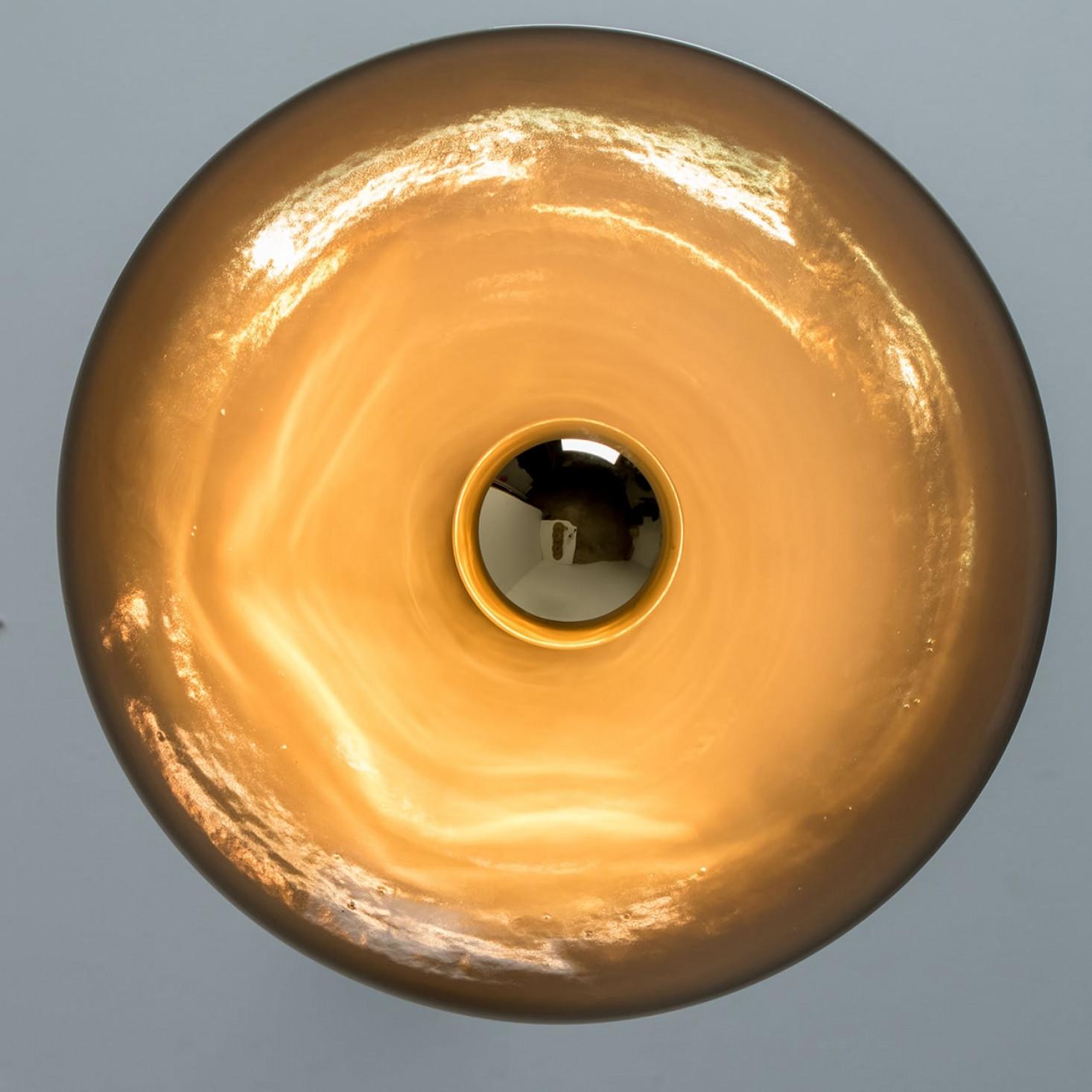 1 delle 2 lampade a sospensione in ceramica di Søholm Stentøj, anni '60/'70 In condizioni buone in vendita a Rijssen, NL