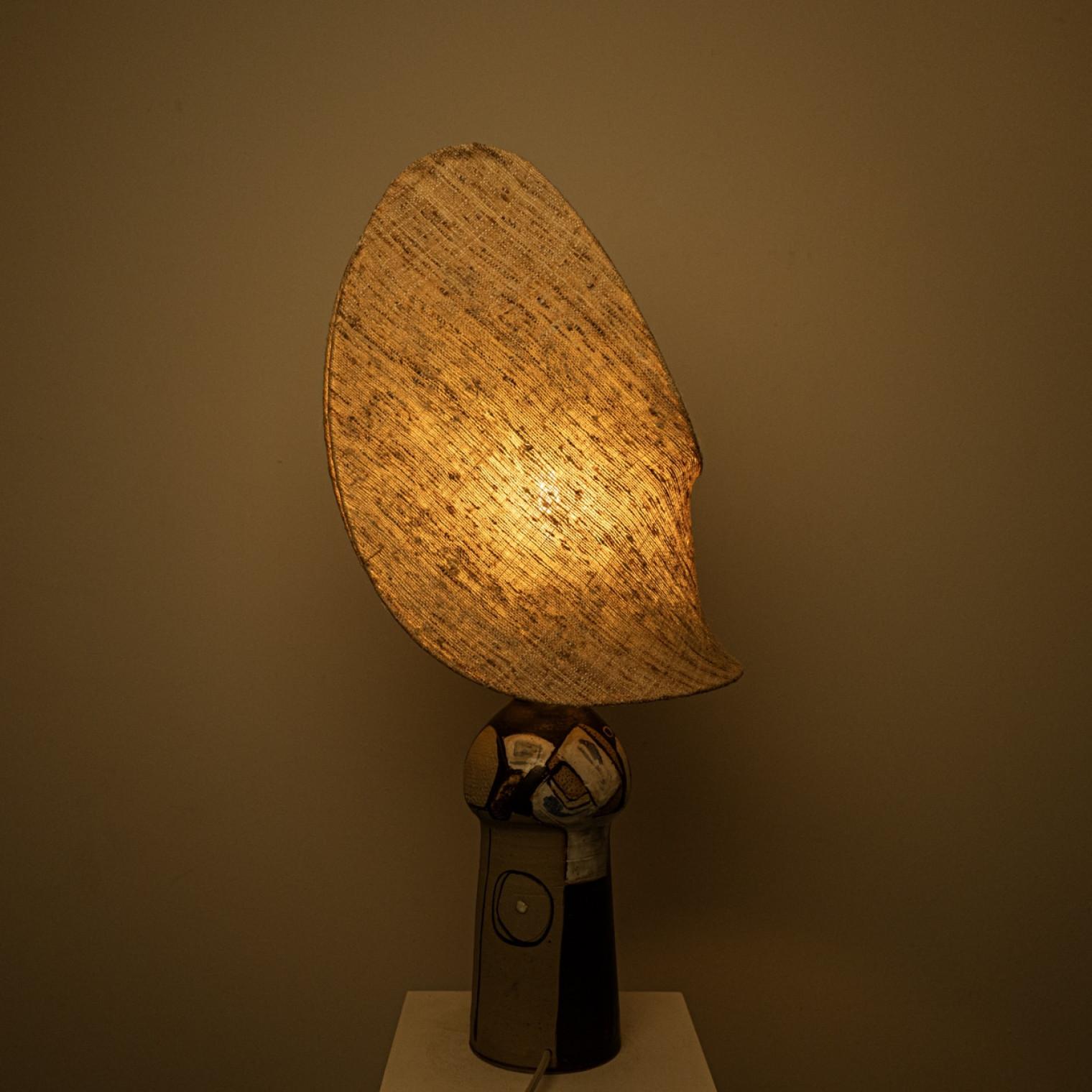 Lampe de table en céramique de Hanne G. Salamon, 1970 en vente 8