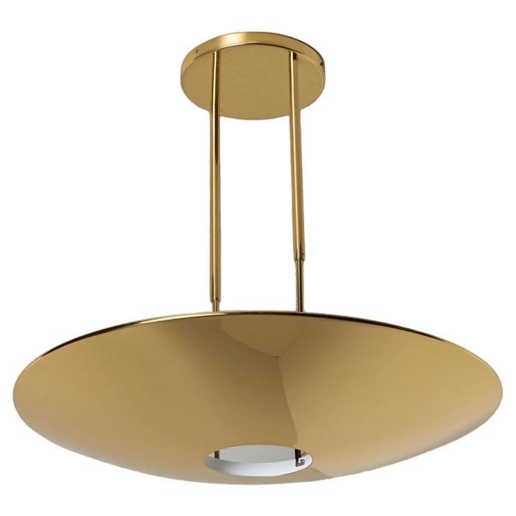 Florian Schulz XL Brass Pendant Lamp or Ceiling Fixture For Sale