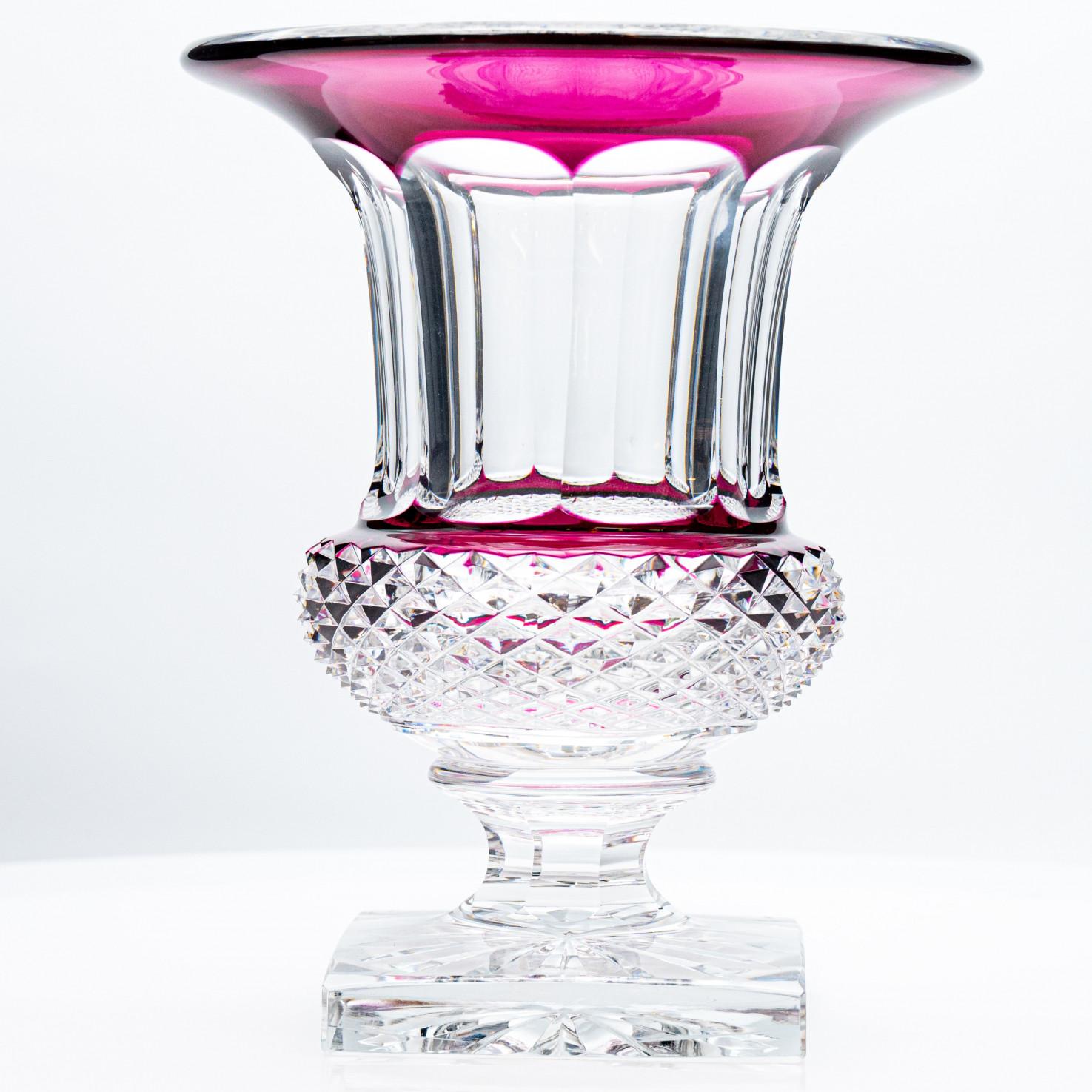 Cristallo Set di 2 oggetti Baccarat e Saint Louis, cristallo viola, Francia, 1930 in vendita