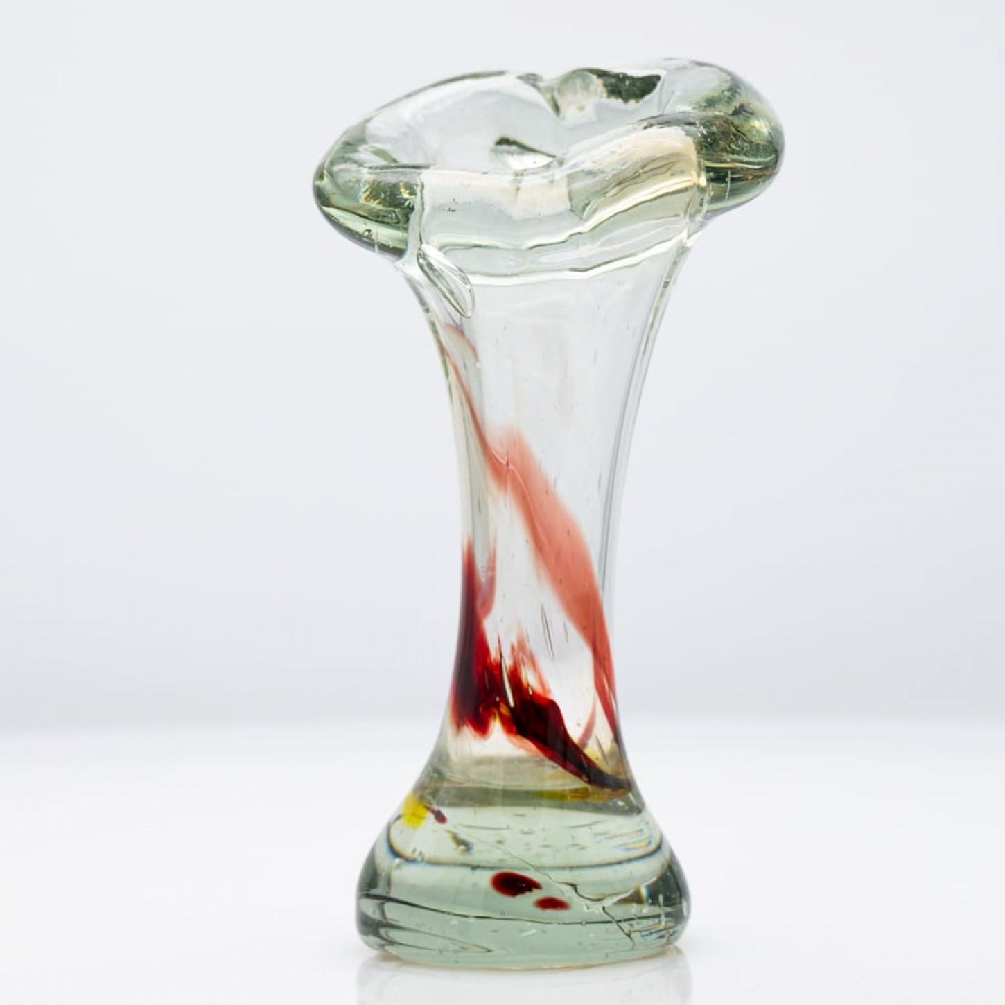 Set of 7 Murano Multi-coloured Glass Vases, Italy, 1970 For Sale 2