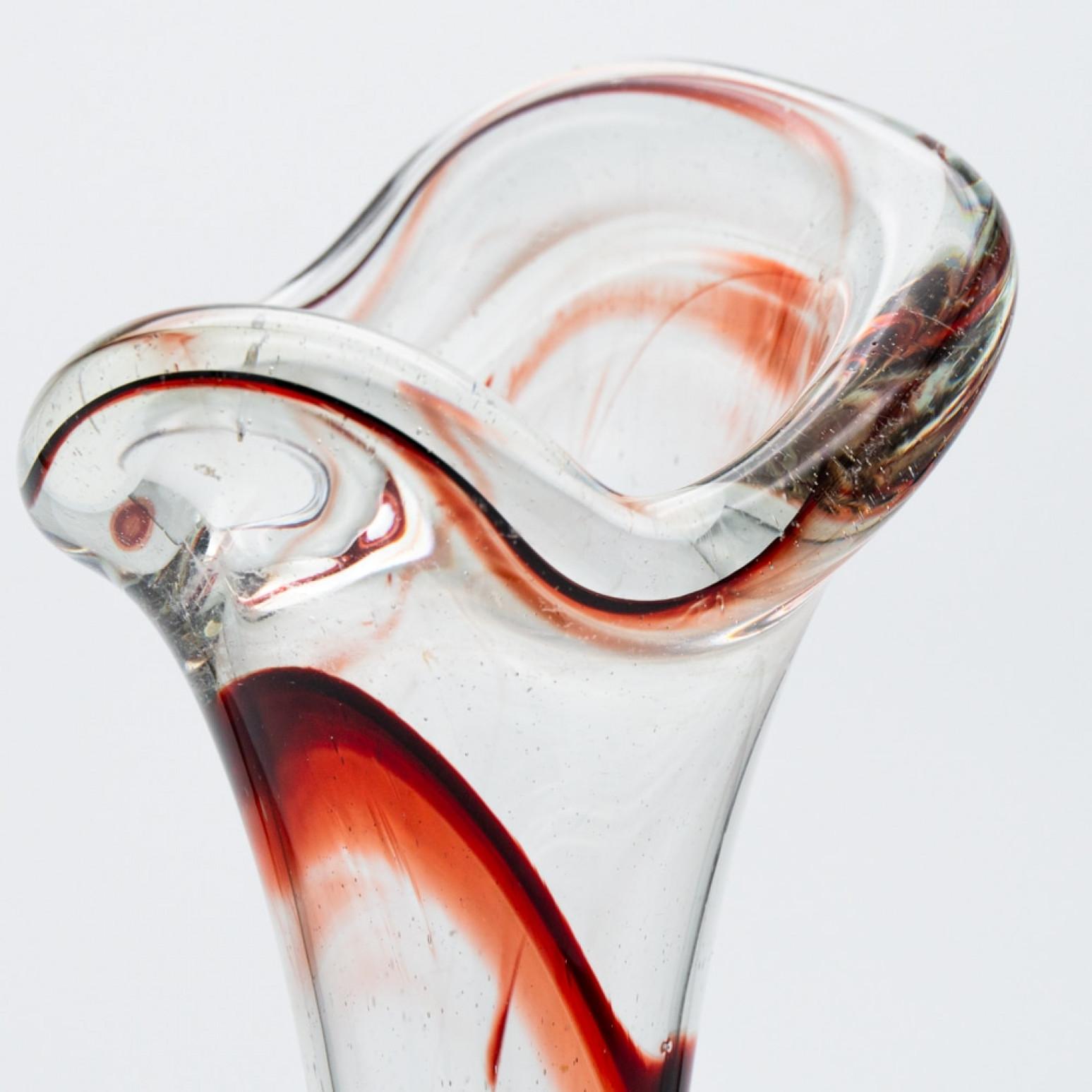 Set of 7 Murano Multi-coloured Glass Vases, Italy, 1970 For Sale 12
