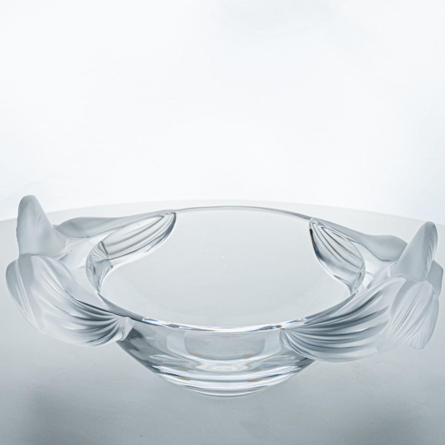 Centrotavola firmato Lalique, Francia In condizioni buone in vendita a Rijssen, NL