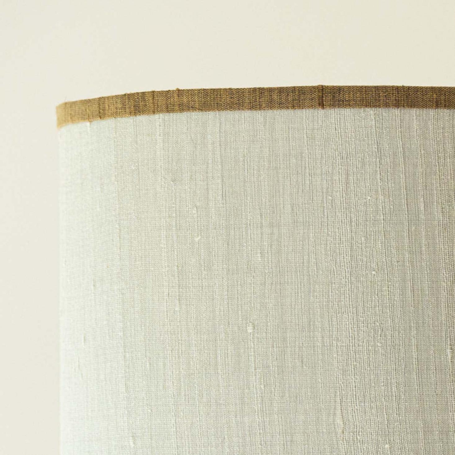 Large Ceramic Table Lamp by B. Rooke, New Lampshade by R. Houben, 1970 For Sale 2