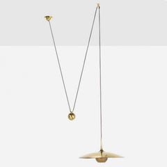 Onos Fixture With Side Counter Weights by Florian Schulz, Brass