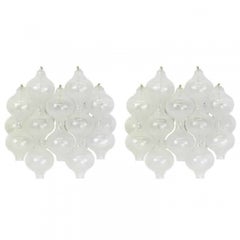 Exceptional Pair of Kalmar 'Tulipan' Wall Sconces, 1960s