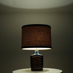 Pair of Large Ceramic Table Lamps for Soholm, Denmark 1960s