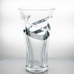Beautiful Baccarat Clear Crystal Vase, France
