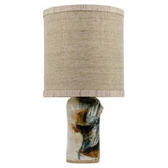 Gorgeous Table Lamp by Jeppe Hagedorn with Custom Shade, Denmark 1960s