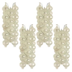 1 of the 2 Pairs of Large Tulipan Wall Lamps or Sconces by J.T. Kalmar 'H 21.2'