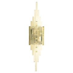 XXL PoliArte Glass Wall Light, Italy 1970s