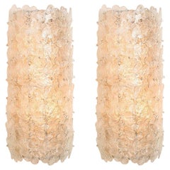 1 of the 6 Large Murano Glass Floral Wall Lights, Italy