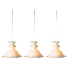 1 of the 3 Round Holmegaard Tivoli Hanging Lamps by Michael Bang, 1970