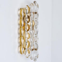 1 of the 12 Brass Wall Lights by Fagerlund for Orrefors, 1960
