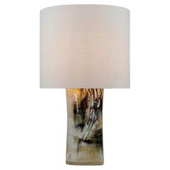 Preciosa lámpara de mesa de Jeppe Hagedorn con pantalla blanca, Dinamarca, década de 1960