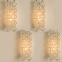 1 of the 2 Pairs of Large Tulipan Wall Lamps or Sconces by J.T. Kalmar 'H 21.2'