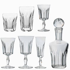 Juego de 36 Piezas de Cristal Exquise Baccarat Polignac, Francia, 1950
