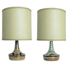 Pair of Soholm Ceramic Table Lamps by Noomi Backhausen, Denmark 1960