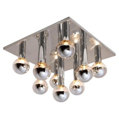 1 des 6 Extra Large Wall or Ceiling Lamp by Motoko Ishii for Staff, 1970