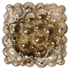 1 of the 4 Tynell Amber Bubble Flush Mounts/Wall Sconces, 1969