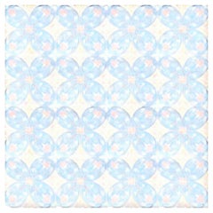 Set of 4 Art Deco Pink Blue Yellow Glazed Tiles by Le Glaive, 1930