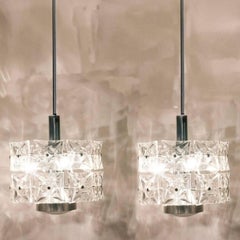 Pair of Elegant Fine Modern Kinkeldey Chandeliers, 1970