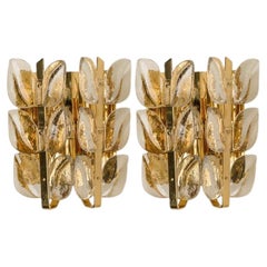 Pair of Wall Lights Model "Florida" by J.T. Kalmar, Vienna Austria