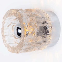 Several Thick Textured Round Lamps from Peill & Putzler, Germany 1960s