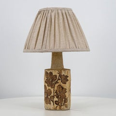 Ceramic Table Lamp Leafs by Bodil Marie Nielsen, Denmark, 1960s