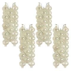 1 of the 2 Pairs of Large Tulipan Wall Lamps or Sconces by J.T. Kalmar 'H 21.2'