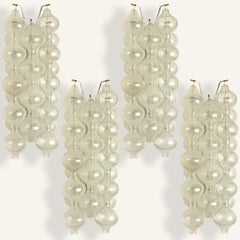 1 of the 2 Pairs of Large Tulipan Wall Lamps or Sconces by J.T. Kalmar 'H 21.2'