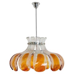 Mazzega Murano Glass Chandelier, Italy, 1970