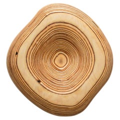 Diamond Shaped Routed Birch Plywood Wall Light, Floris Meijer