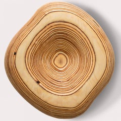 Diamond Shaped Routed Birch Plywood Wall Light, Floris Meijer