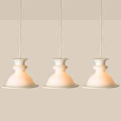 1 of the 3 Round Holmegaard Tivoli Hanging Lamps by Michael Bang, 1970