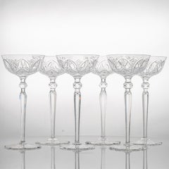Set di 6 pezzi di cristallo Exquise Baccarat, Francia