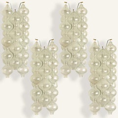 1 of the 2 Pairs of Large Tulipan Wall Lamps or Sconces by J.T. Kalmar 'H 21.2'