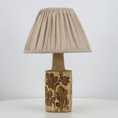 Ceramic Table Lamp Leafs by Bodil Marie Nielsen, Denmark, 1960s