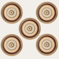 1 de los 5 impresionantes apliques de cerámica, Dinamarca, 1970