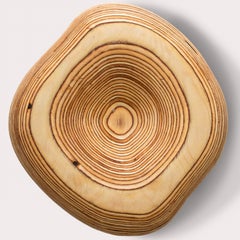 Aplique de pared de contrachapado de abedul con diseño en forma de diamante, de Floris Meijer
