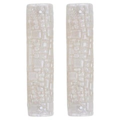 Pair of Bubble Glass Wall Light Fixtures, Germany, 1960