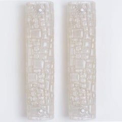 Pair of Bubble Glass Wall Light Fixtures, Germany, 1960