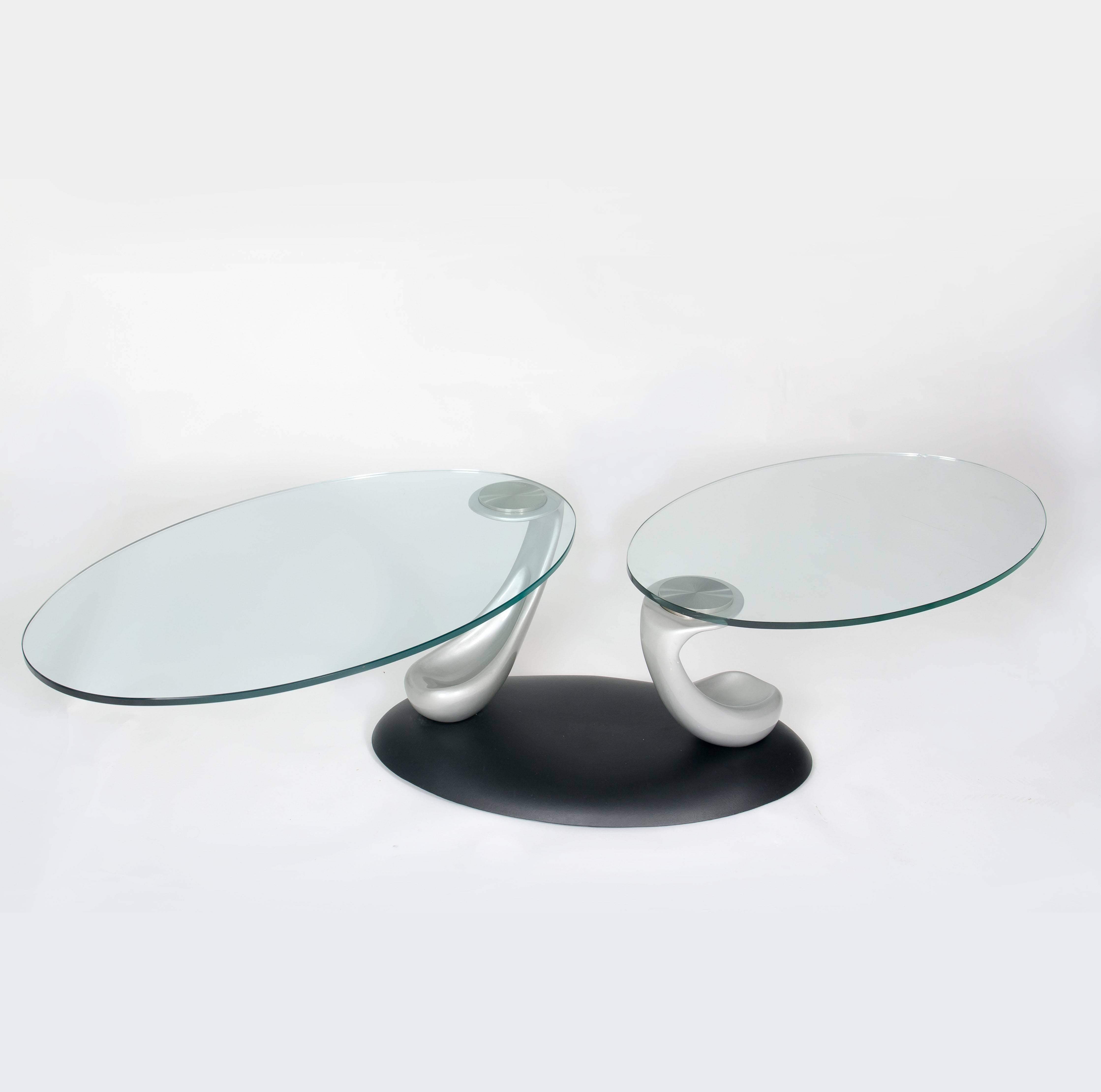 20th Century Papillon Extension Coffee Table by Gamba & Guerra, 1980s
