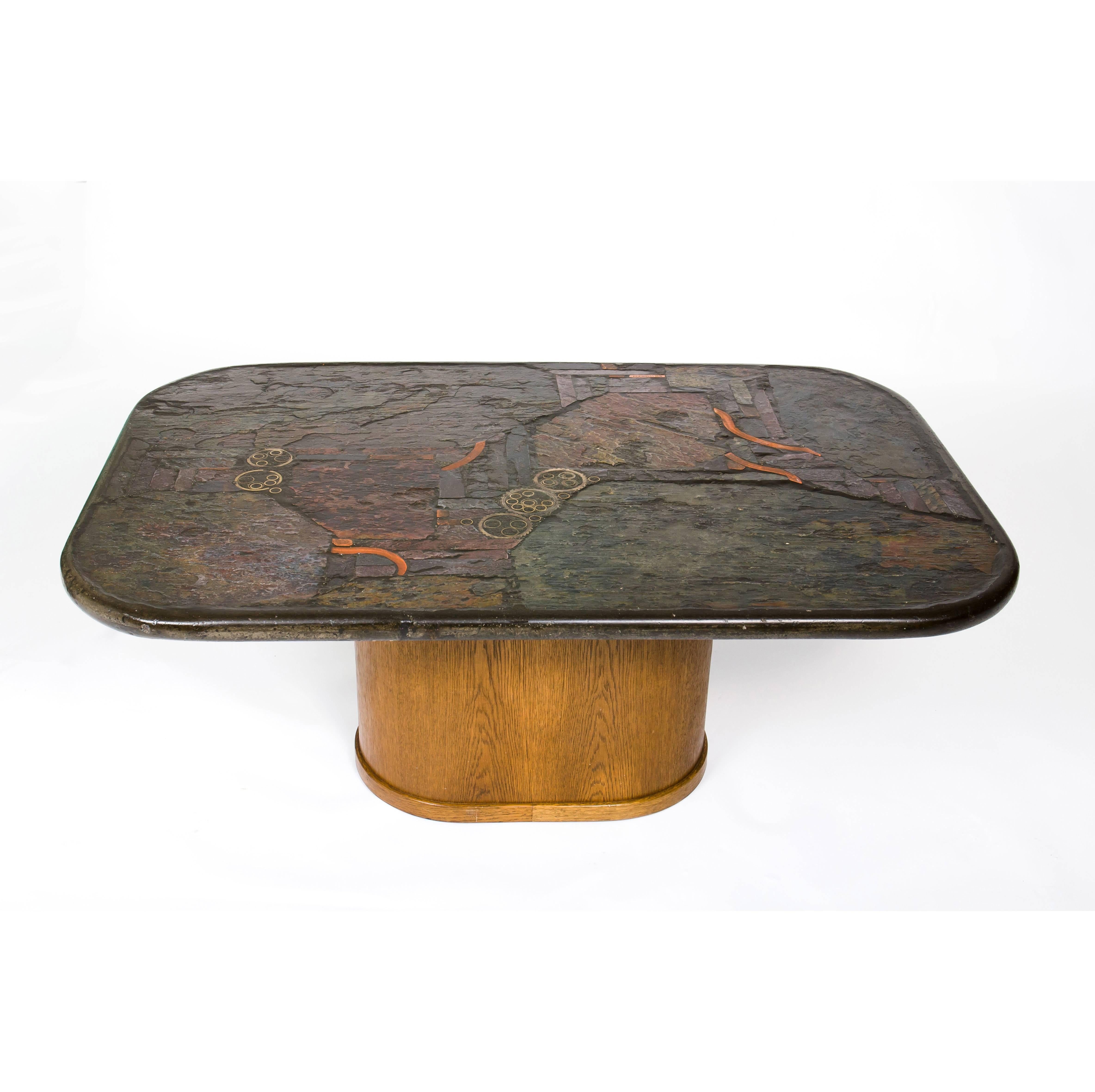Dutch Marcus and Paul Kingma, Signed Coffee Table, the Netherlands, Early 1970s
