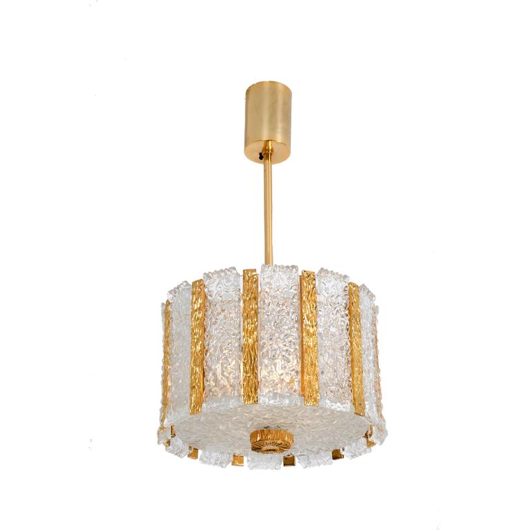 Gold-Plated Wall Sconces by Kalmar, 1960 For Sale at 1stdibs