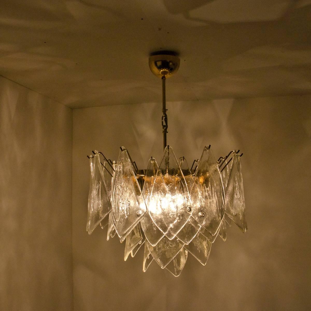 20th Century Large Elegant Chandelier, Manufactured by J.T. Kalmar, Austria, 1960s