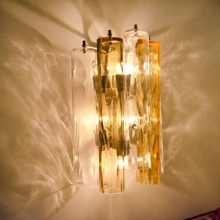 Set of Extra Large Barovier Toso Light Fixtures, Two Wall Lights, One Chandelier For Sale at 1stdibs